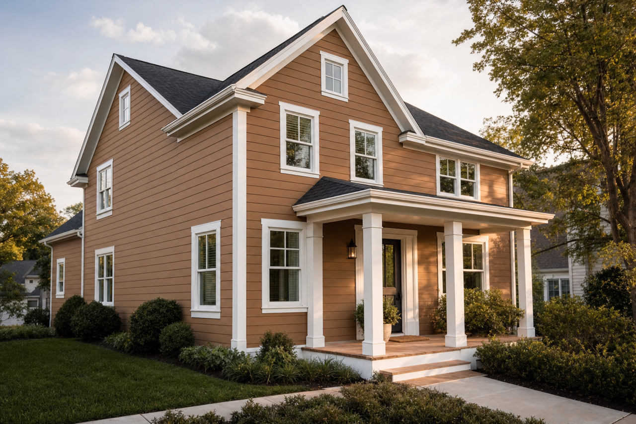Craft Paper by Sherwin-Williams on exterior