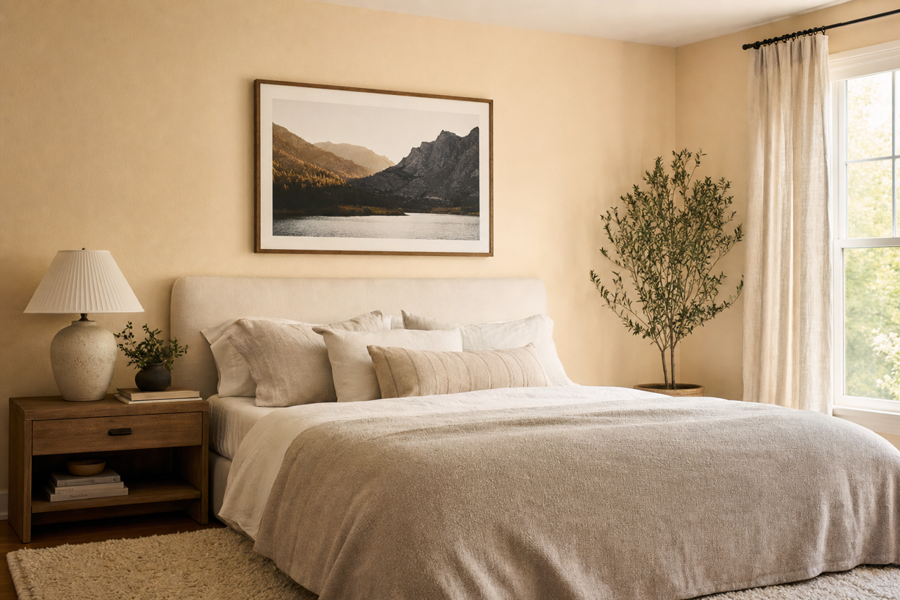 Navajo White by Sherwin-Williams on interiors