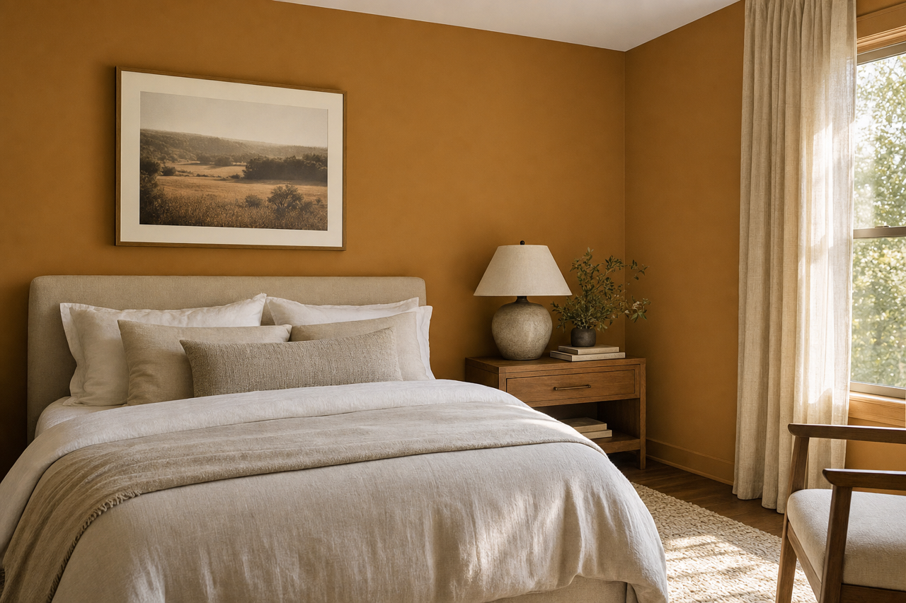 Relic Bronze by Sherwin-Williams on interiors