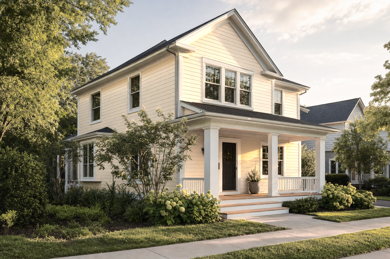Netsuke by Sherwin-Williams on exterior