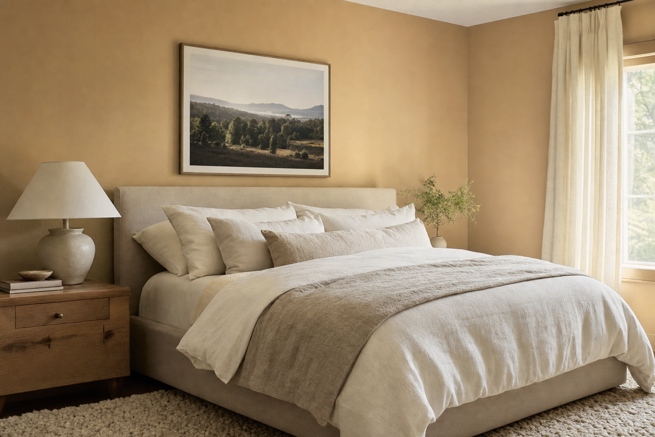 Burlap by Sherwin-Williams on interiors