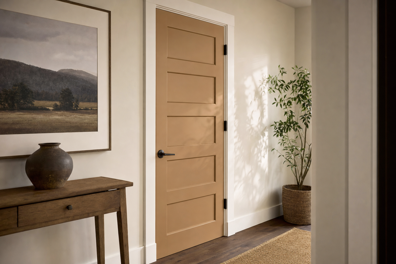 Artifact by Sherwin-Williams on interior-doors