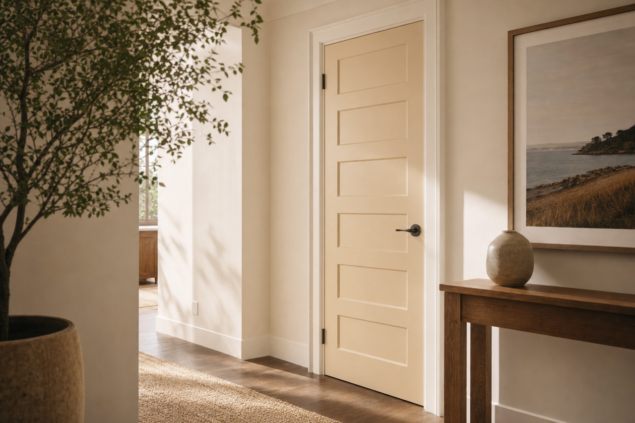 Wool Skein by Sherwin-Williams on interior-doors