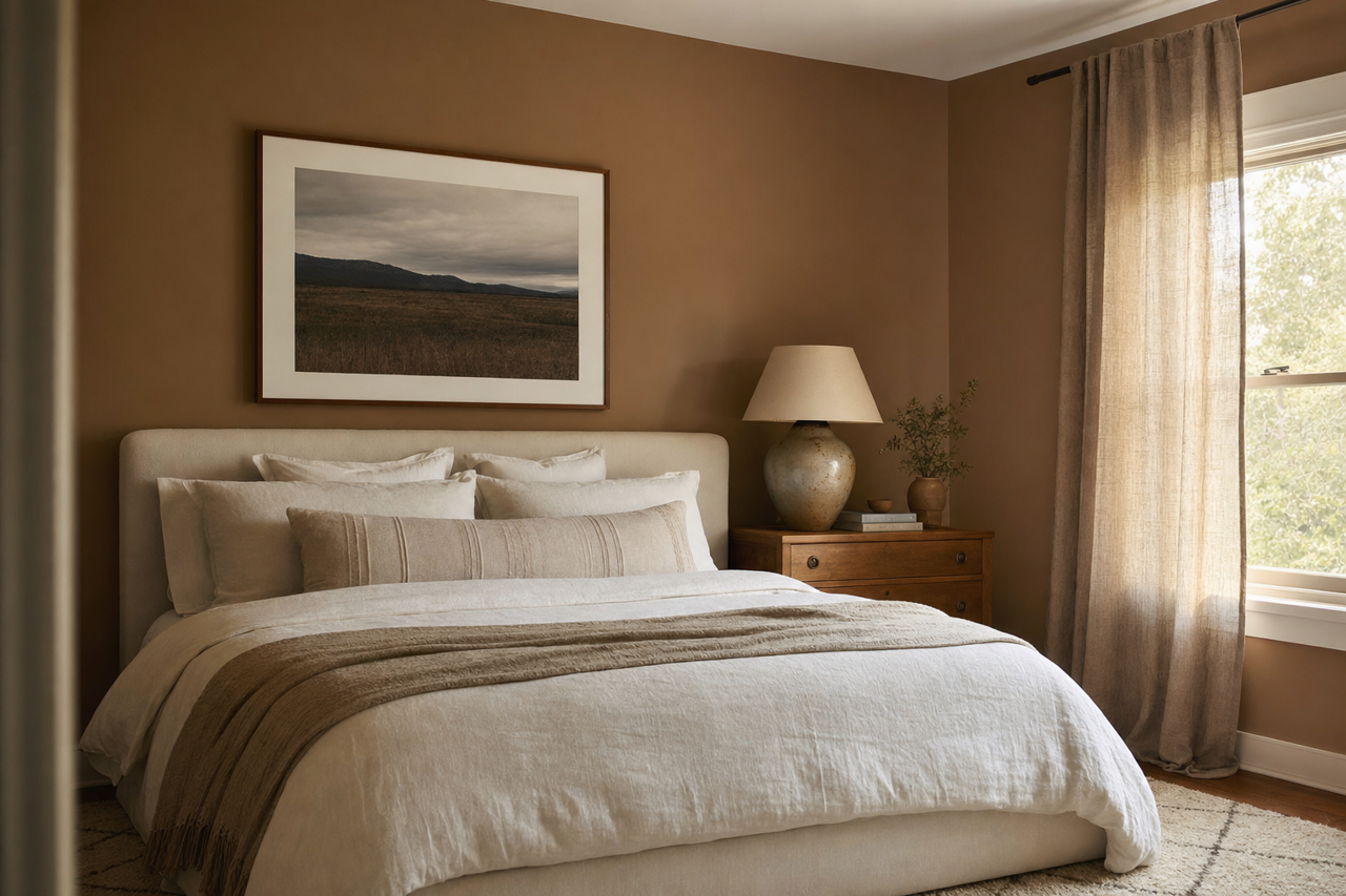 Superior Bronze by Sherwin-Williams on interiors