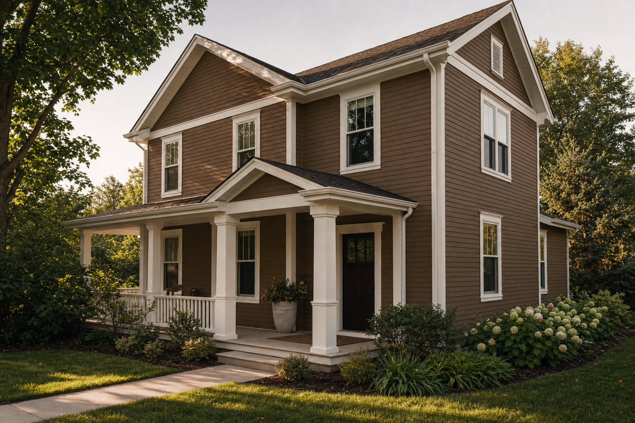 Protégé Bronze by Sherwin-Williams on exterior