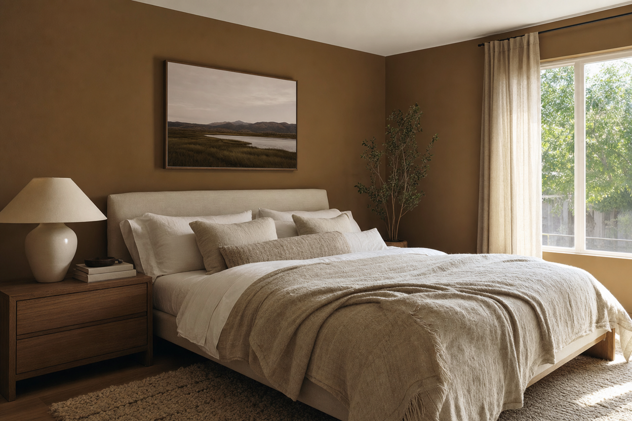 Protégé Bronze by Sherwin-Williams on interiors