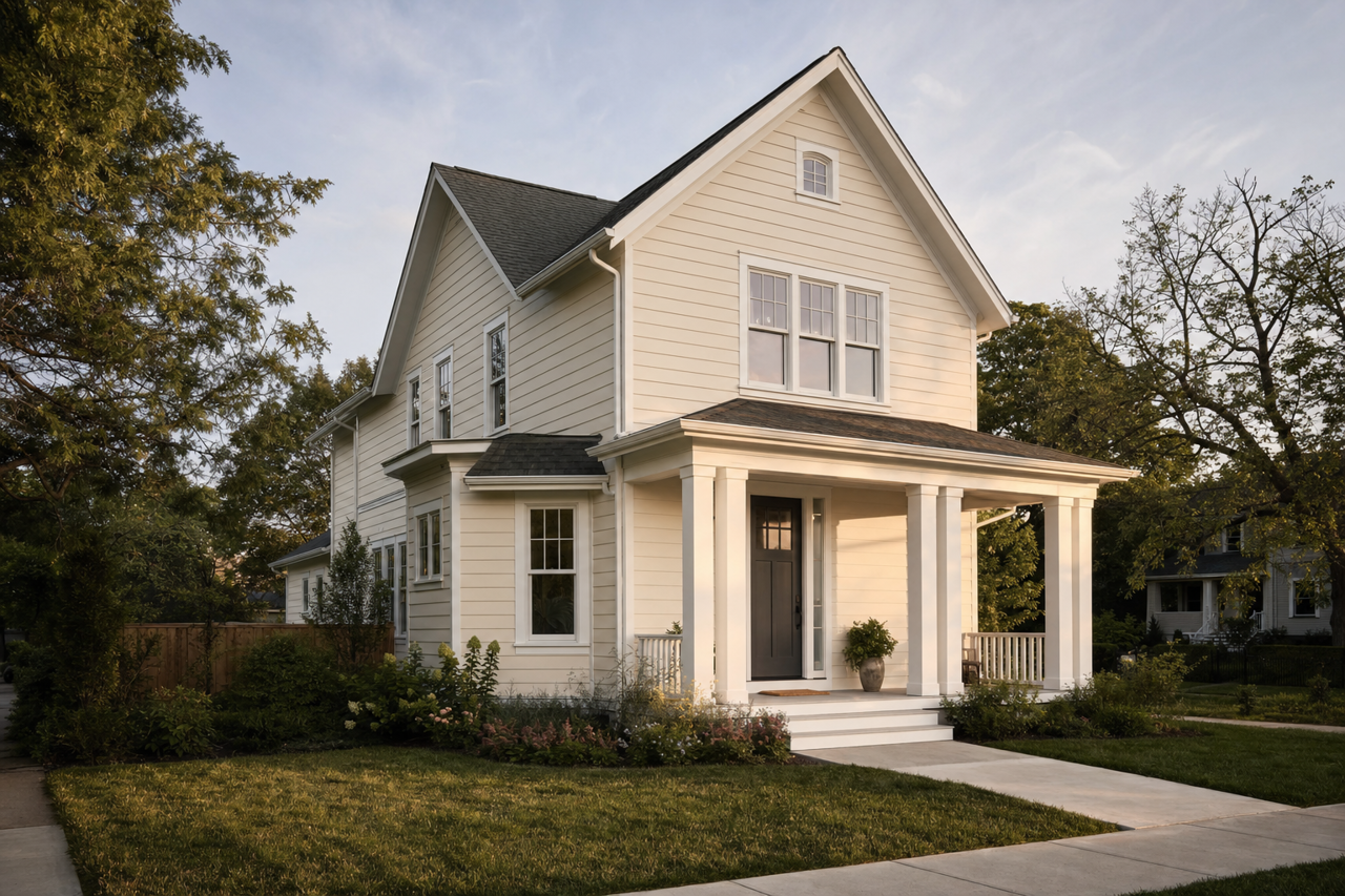 Nacre by Sherwin-Williams on exterior
