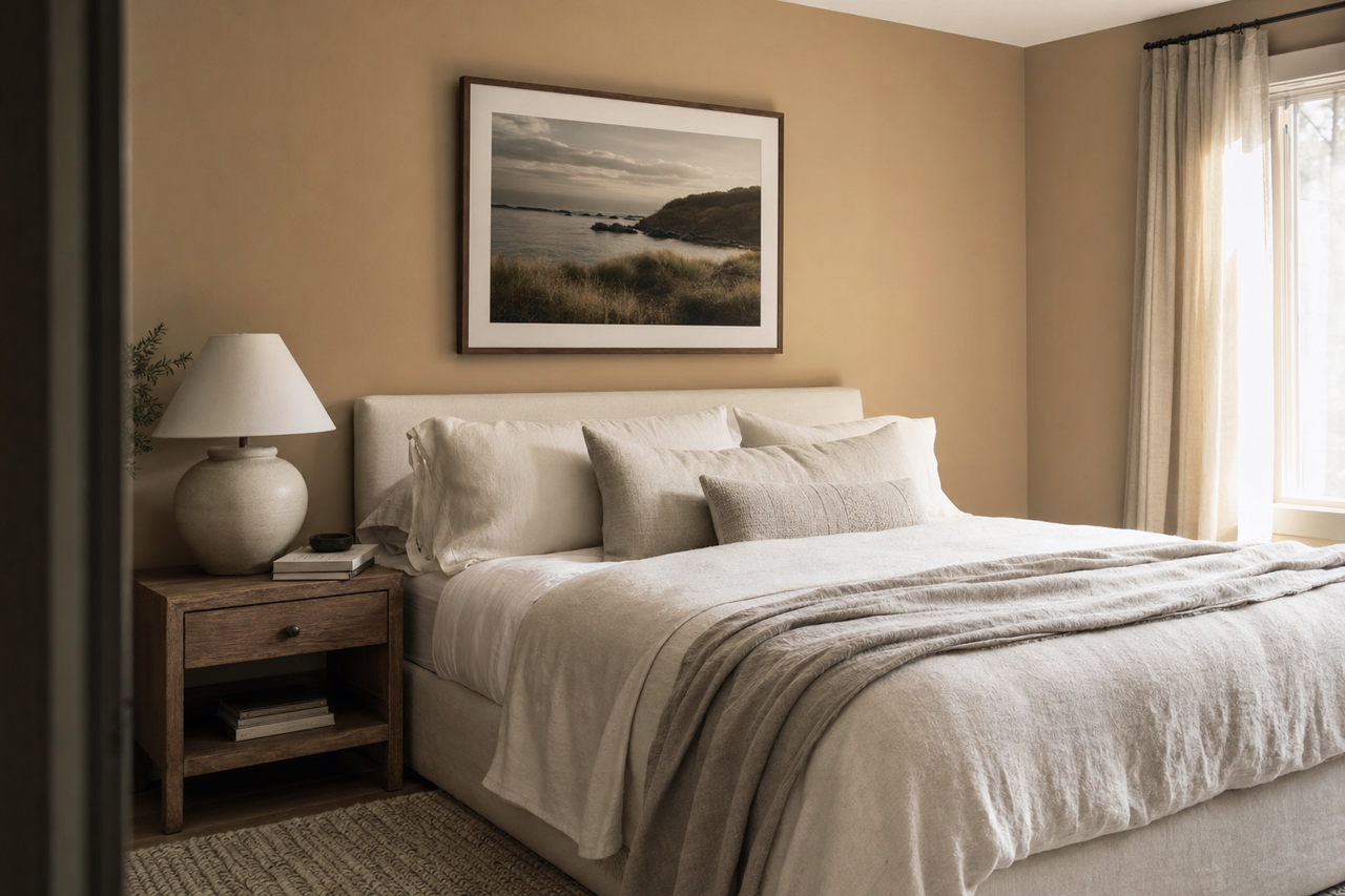 Sawdust by Sherwin-Williams on interiors