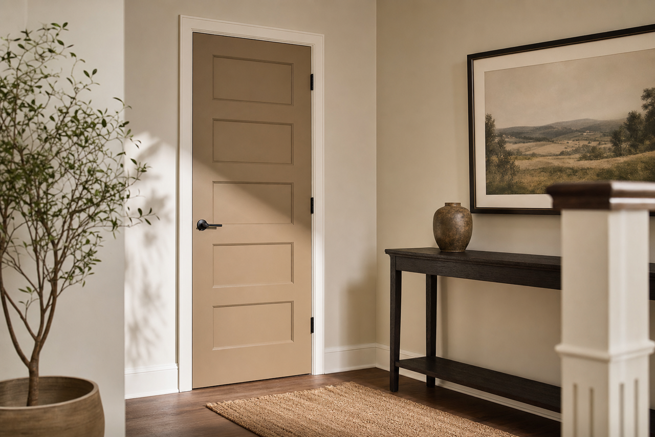 High Tea by Sherwin-Williams on interior-doors