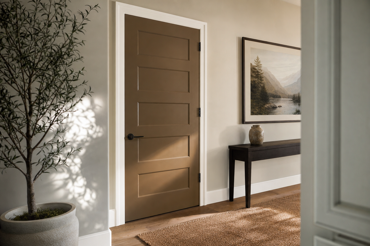 Best Bronze by Sherwin-Williams on interior-doors