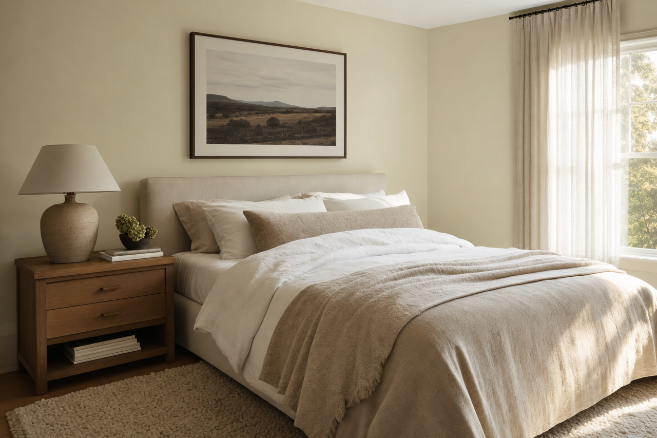 Nonchalant White by Sherwin-Williams on interiors