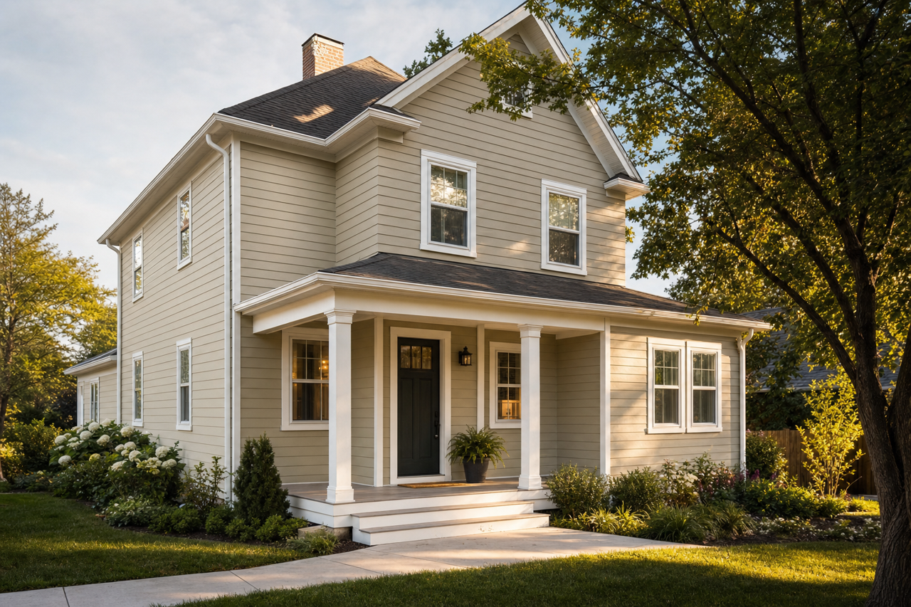 Svelte Sage by Sherwin-Williams on exterior