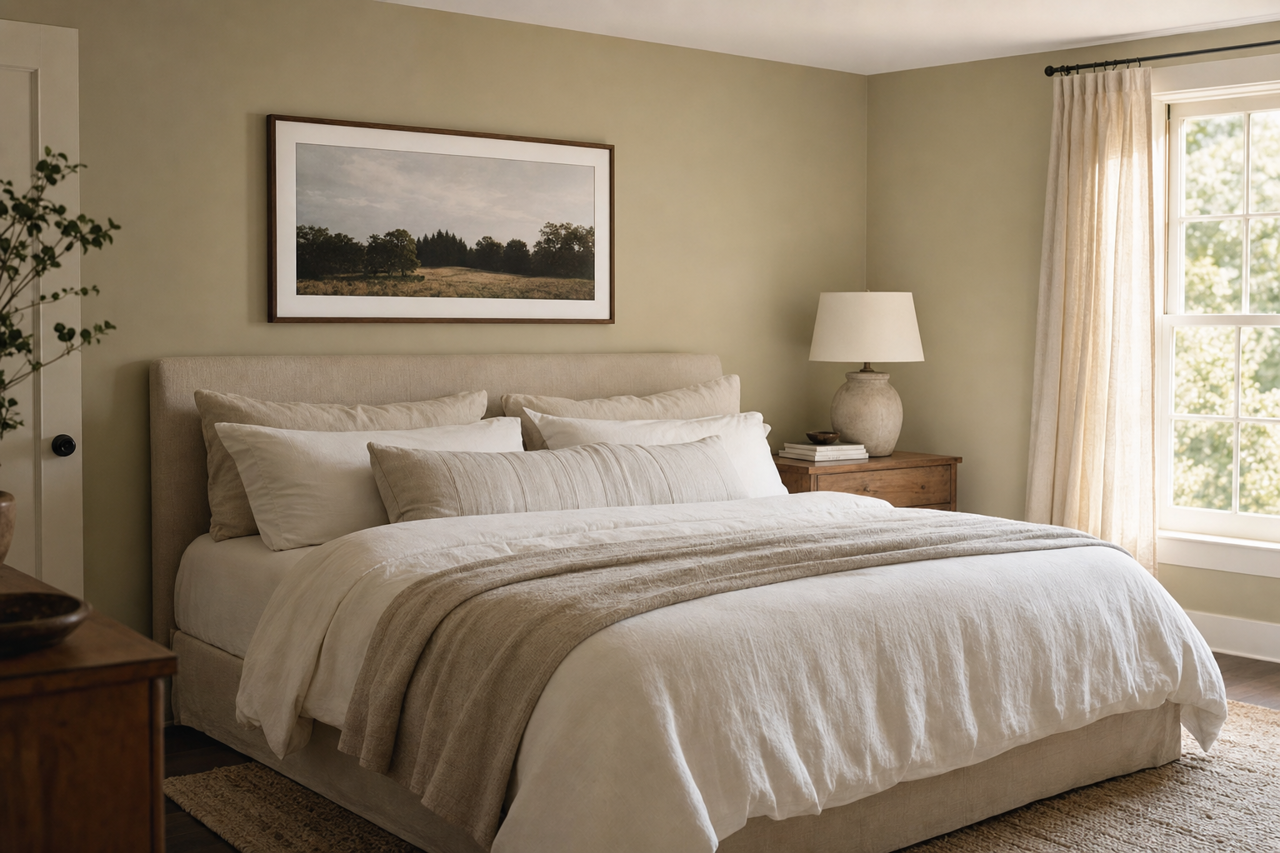 Svelte Sage by Sherwin-Williams on interiors
