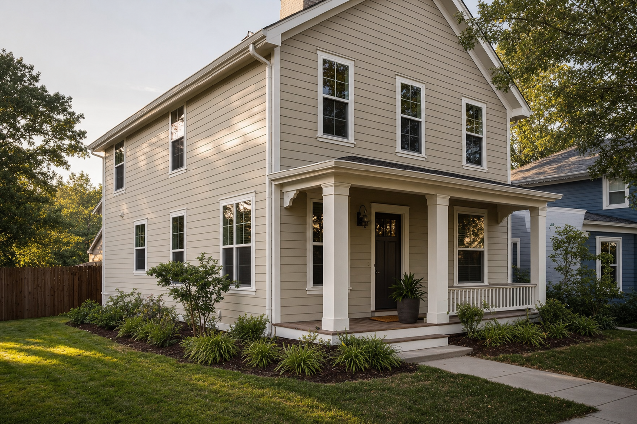 Techno Gray by Sherwin-Williams on exterior