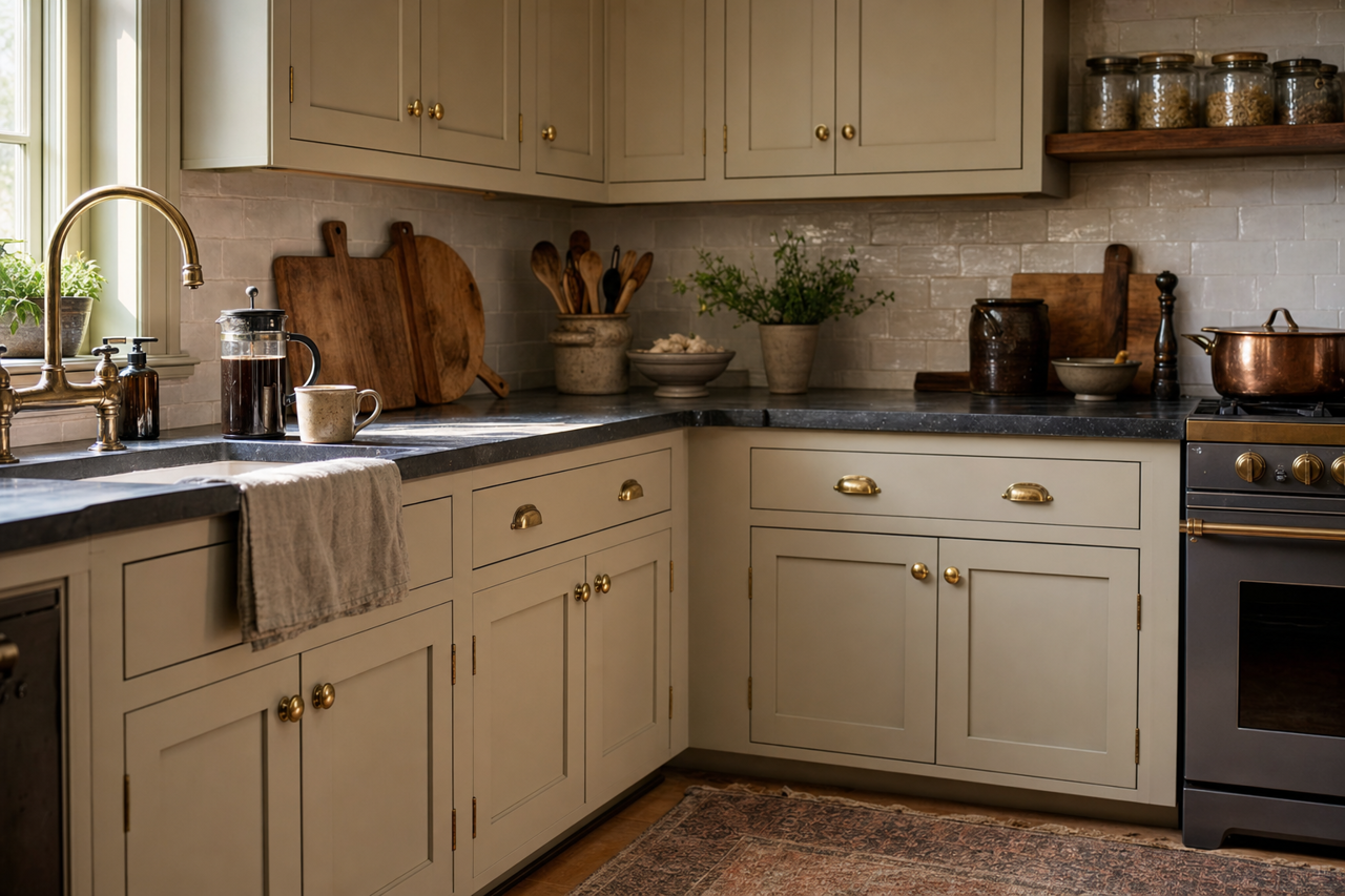 Chatroom by Sherwin-Williams on cabinets