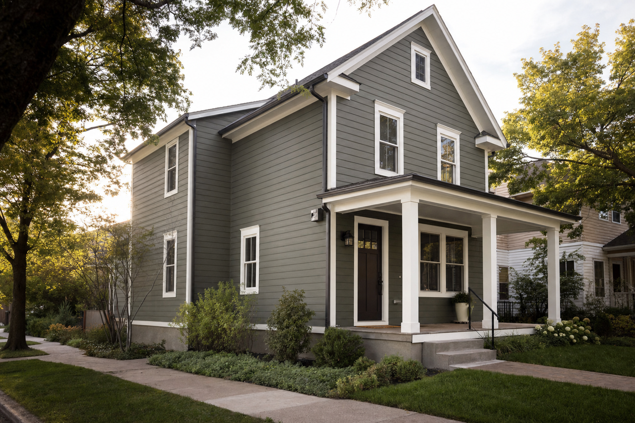 Rosemary by Sherwin-Williams on exterior