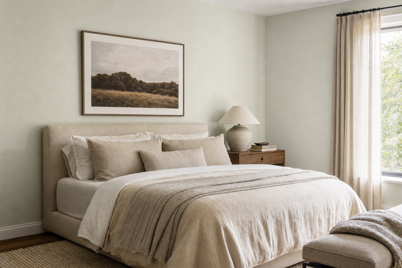 Opaline by Sherwin-Williams on interiors