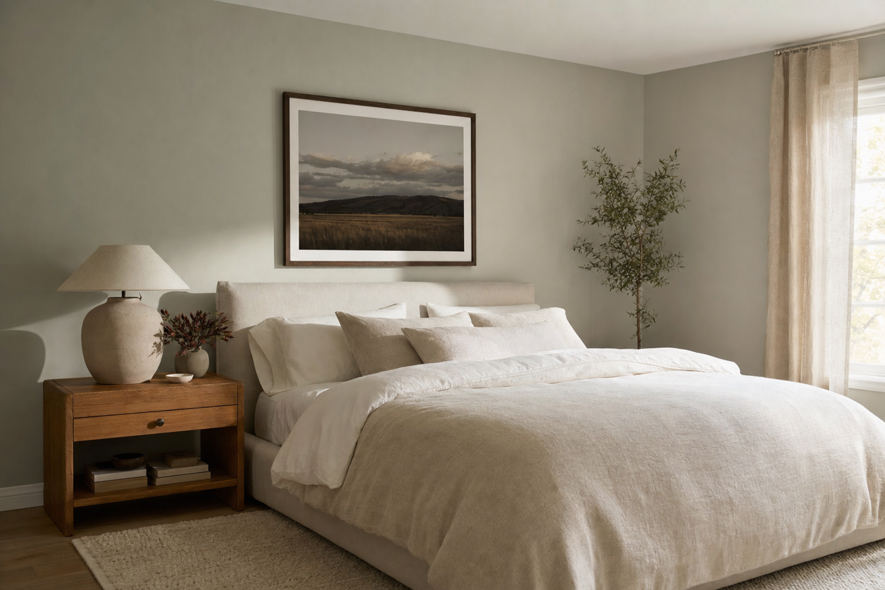 Contented by Sherwin-Williams on interiors