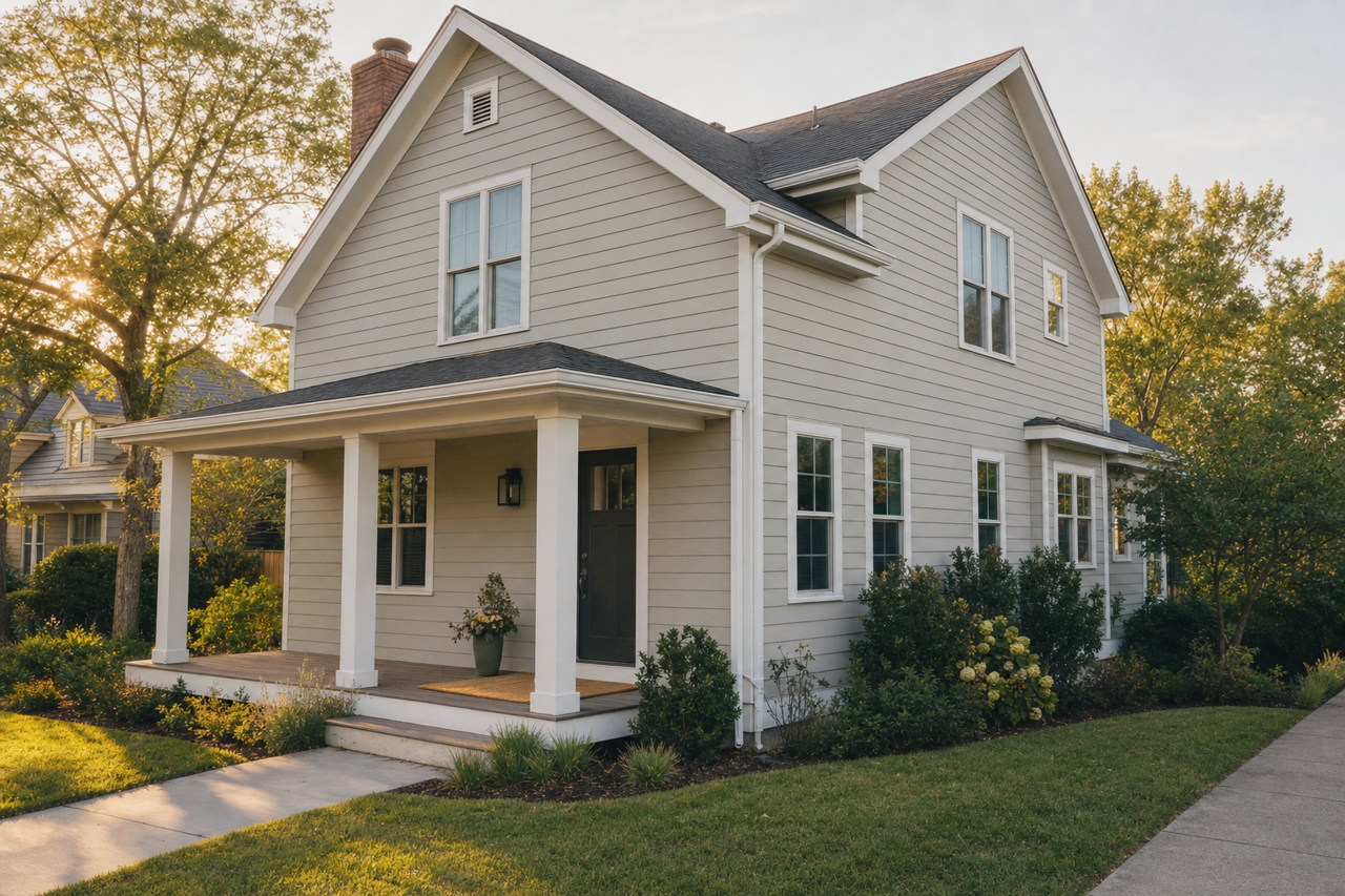 Sensible Hue by Sherwin-Williams on exterior