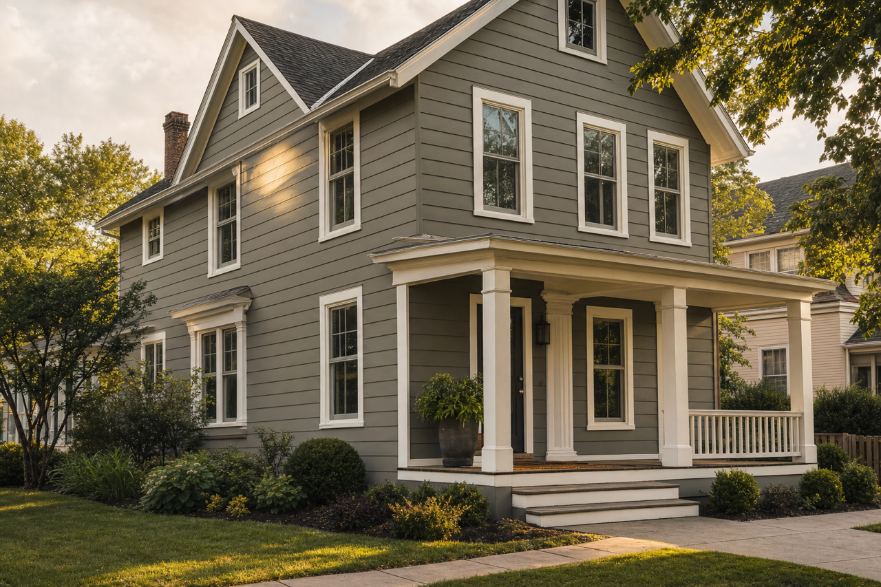Thunderous by Sherwin-Williams on exterior