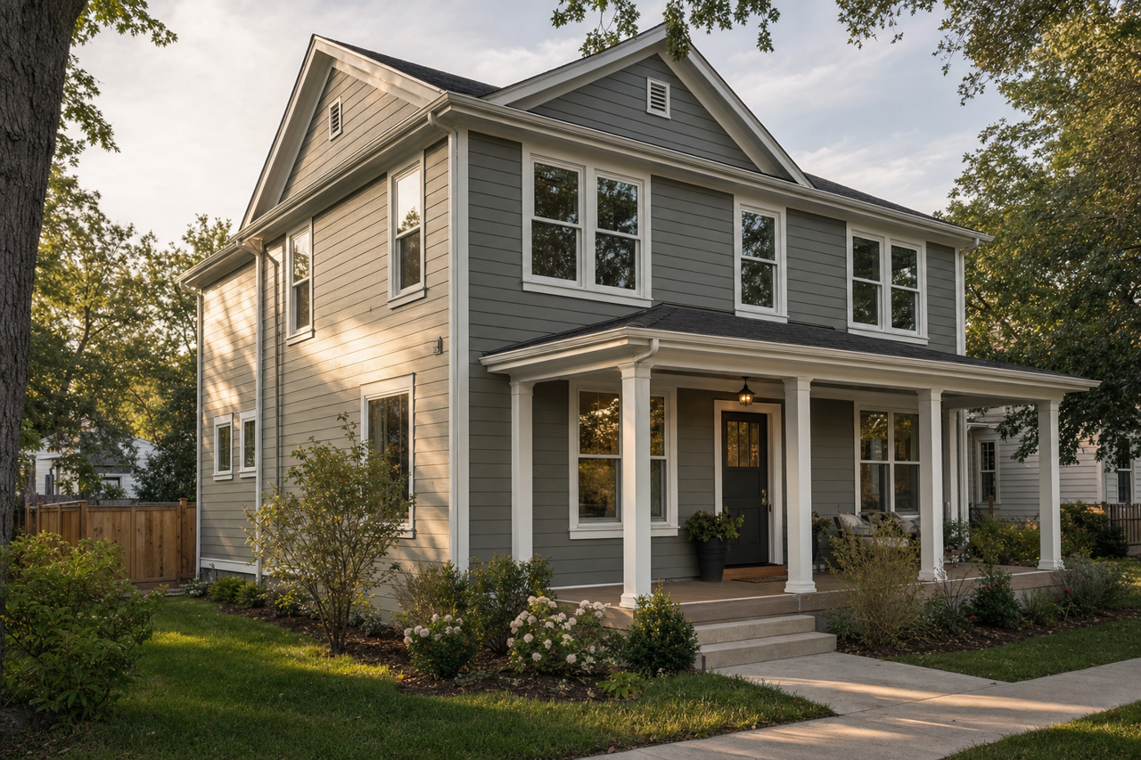 Retreat by Sherwin-Williams on exterior