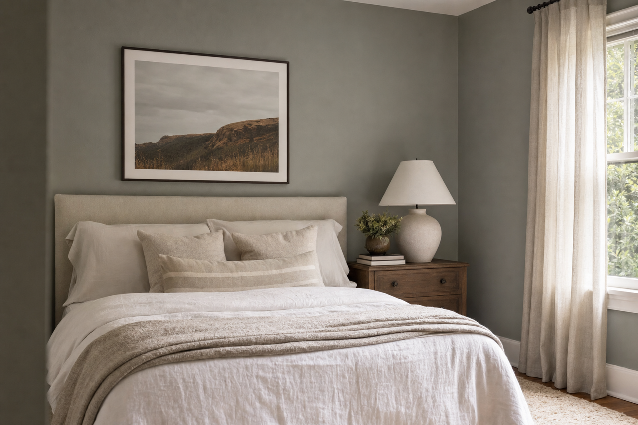Retreat by Sherwin-Williams on interiors
