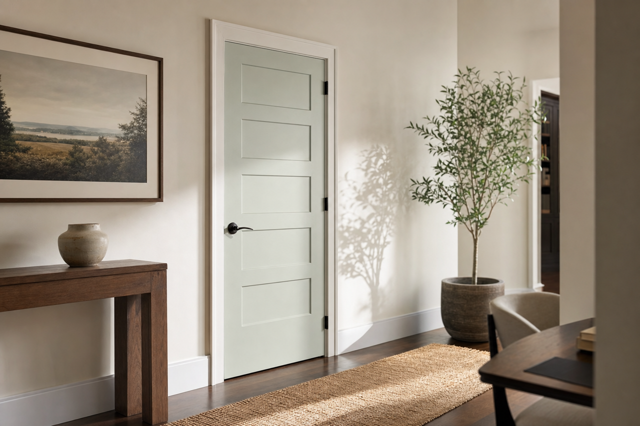 Window Pane by Sherwin-Williams on interior-doors