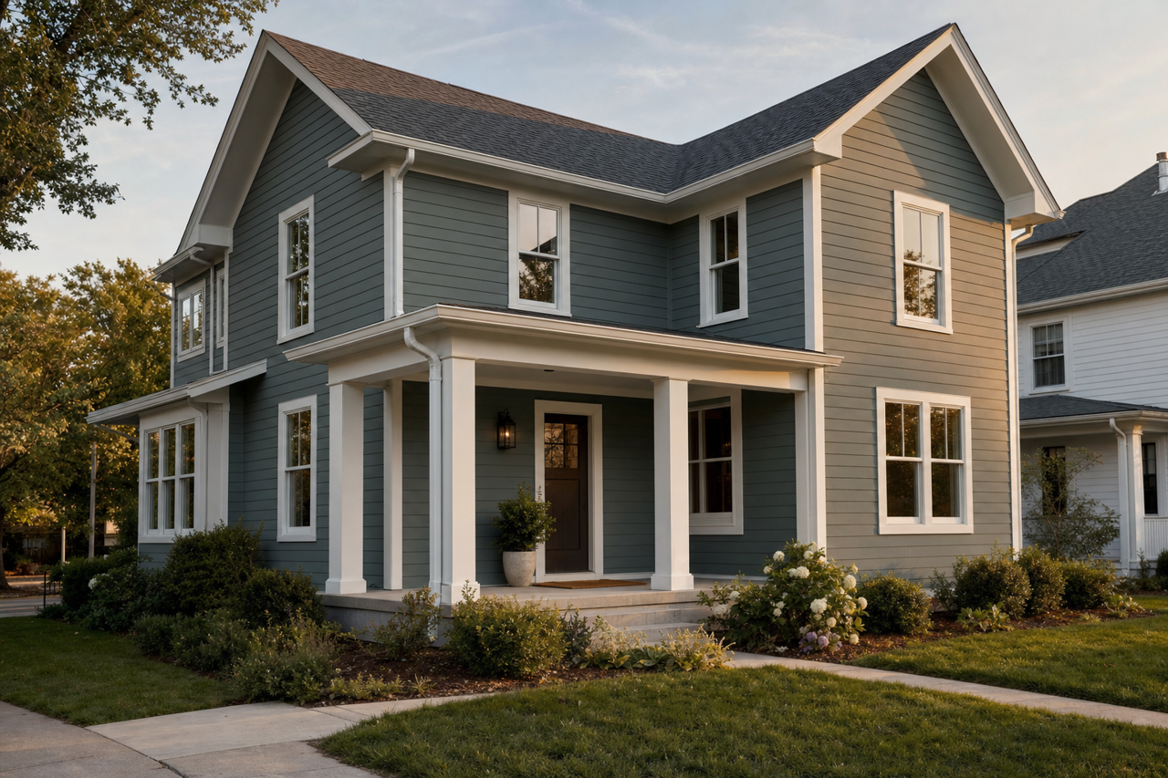 Rocky River by Sherwin-Williams on exterior