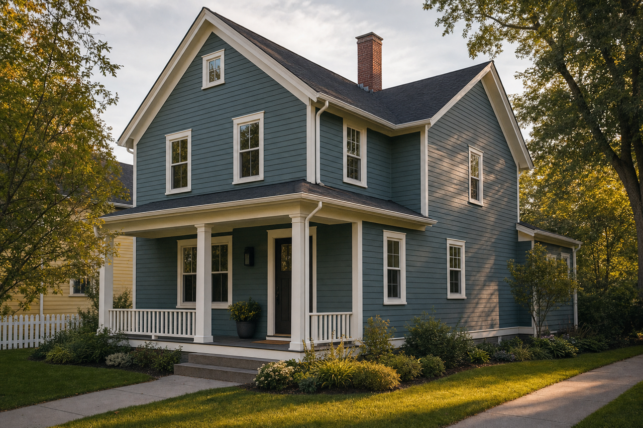 Still Water by Sherwin-Williams on exterior