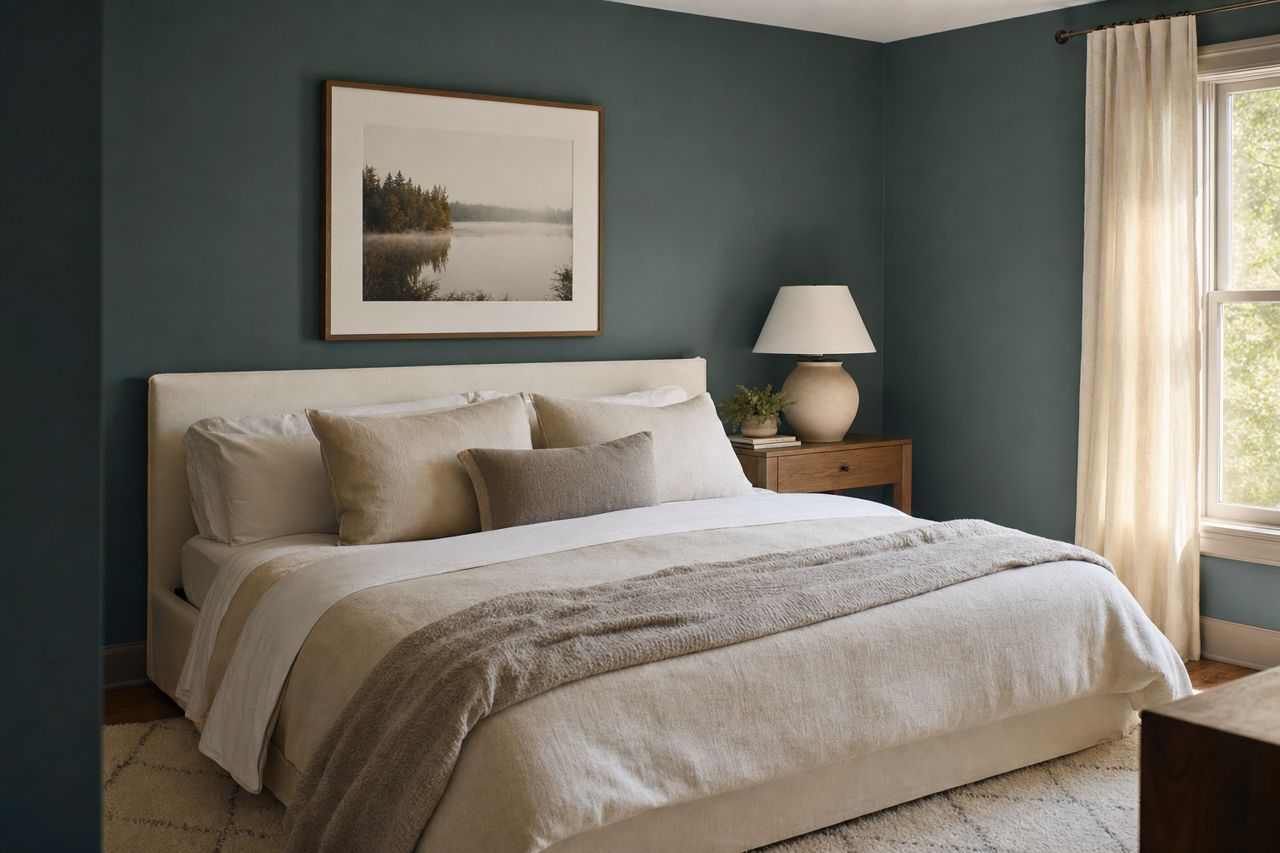 Still Water by Sherwin-Williams on interiors
