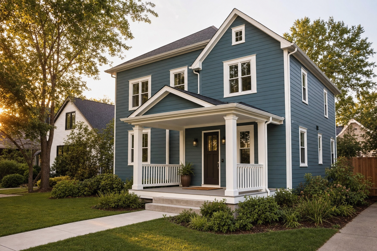 Tempe Star by Sherwin-Williams on exterior