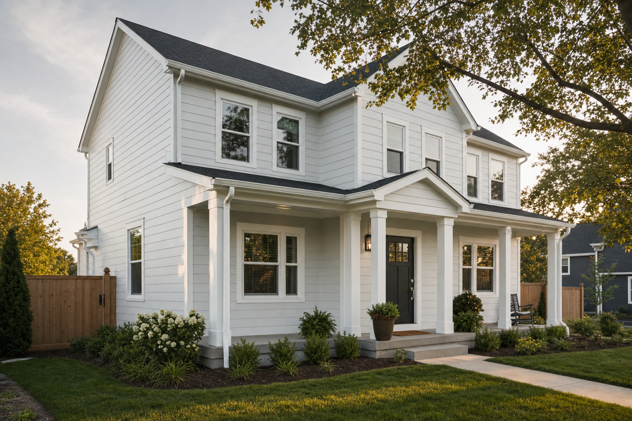 Icicle by Sherwin-Williams on exterior