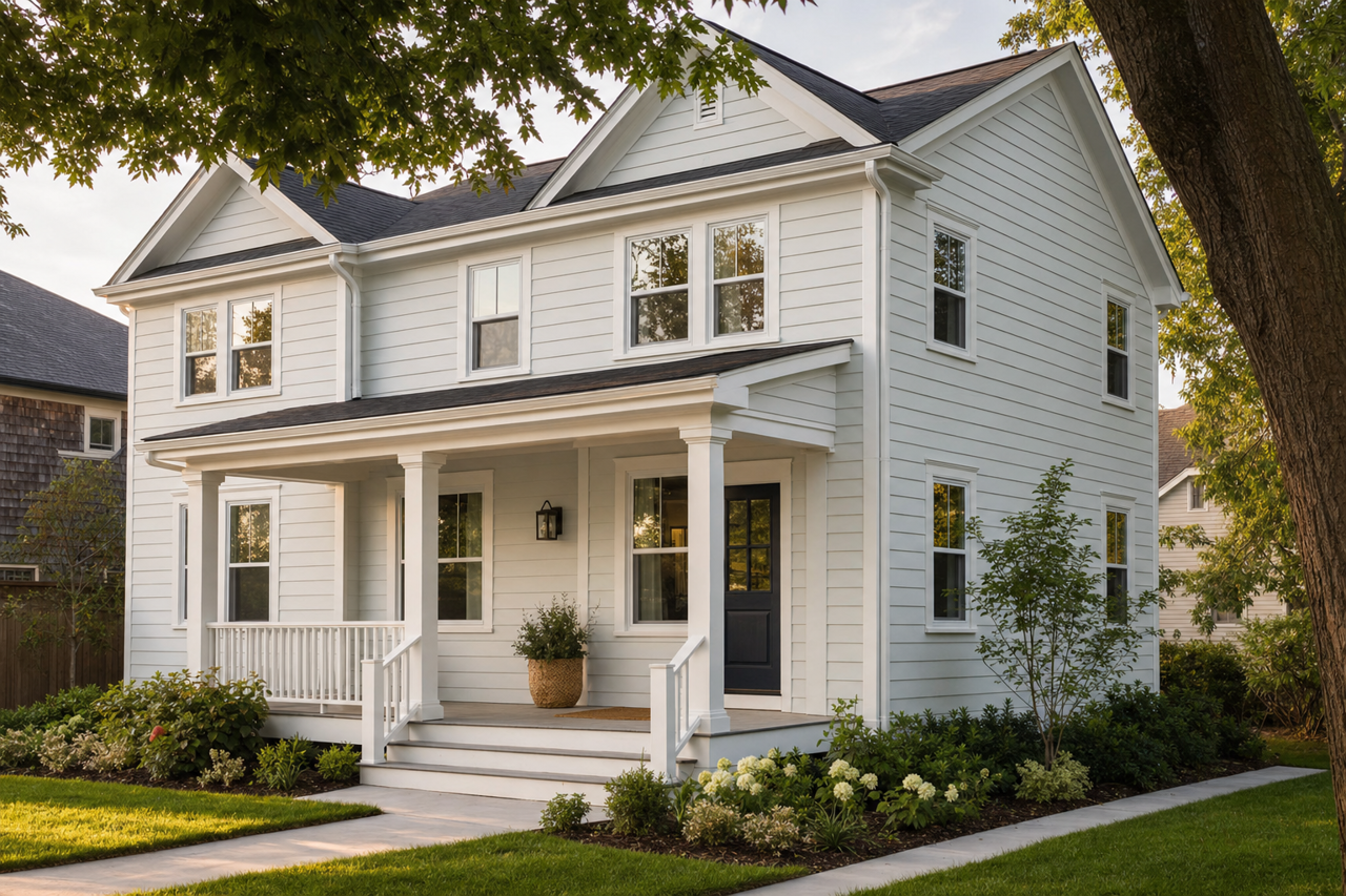 Quicksilver by Sherwin-Williams on exterior
