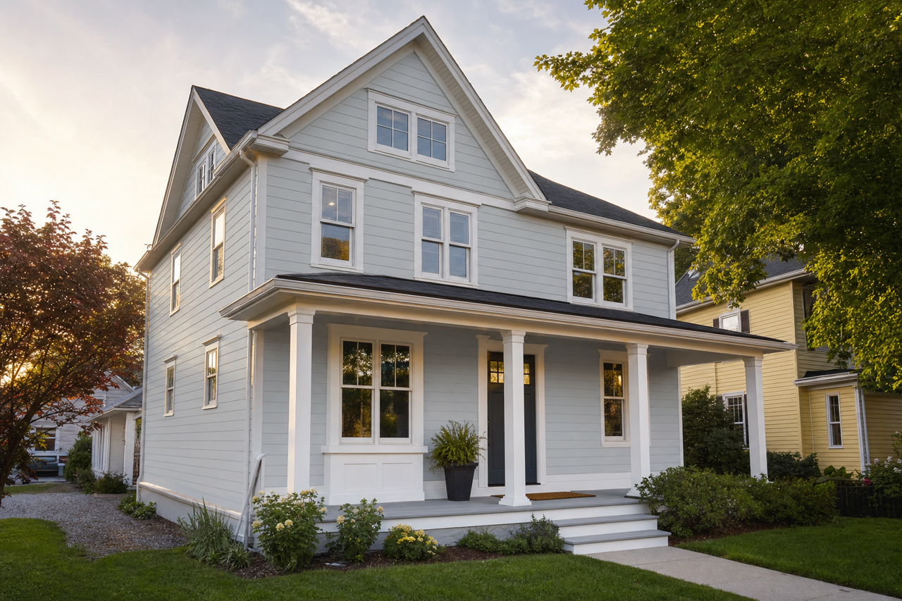 North Star by Sherwin-Williams on exterior