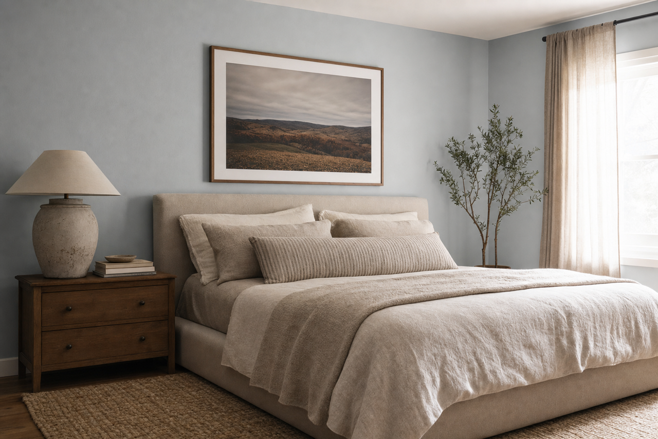 Krypton by Sherwin-Williams on interiors