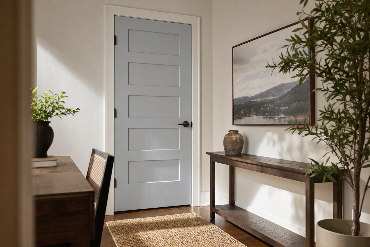 Jubilee by Sherwin-Williams on interior-doors