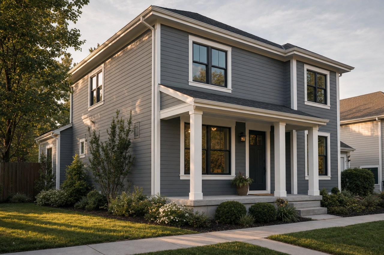 Granite Peak by Sherwin-Williams on exterior