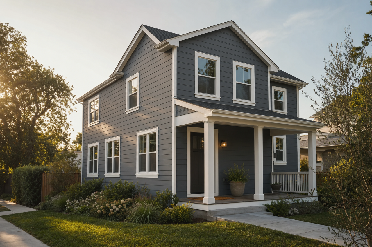 Outerspace by Sherwin-Williams on exterior