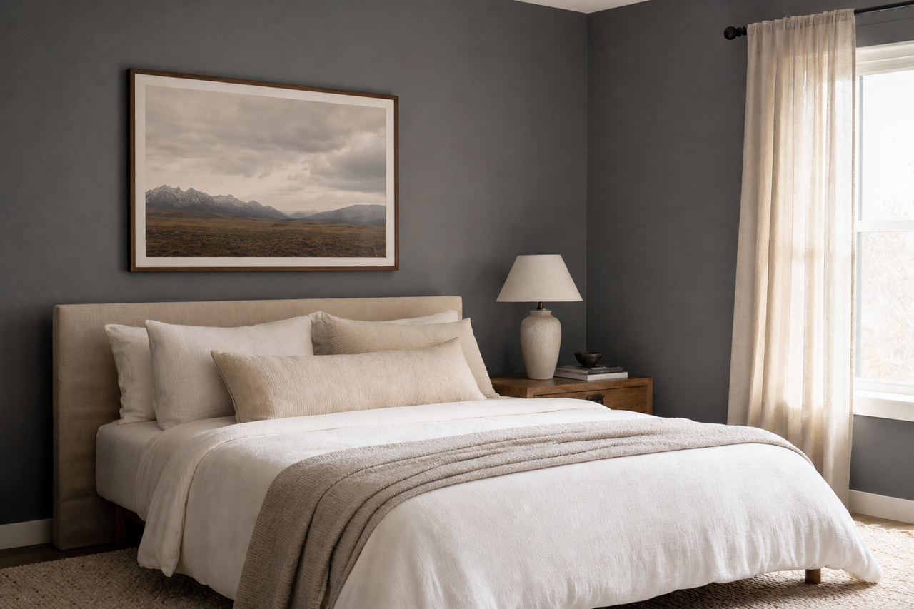Outerspace by Sherwin-Williams on interiors