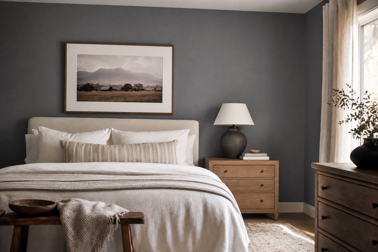 Gibraltar by Sherwin-Williams on interiors