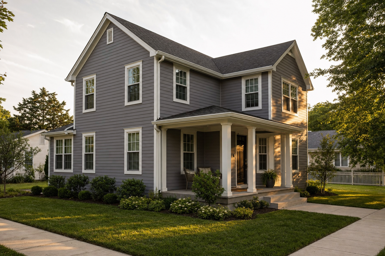 Special Gray by Sherwin-Williams on exterior