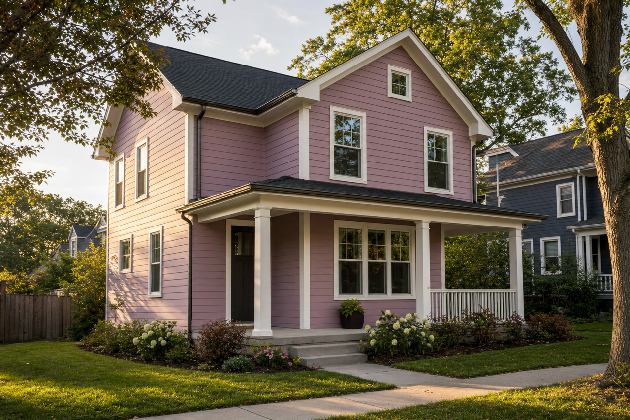Thistle by Sherwin-Williams on exterior