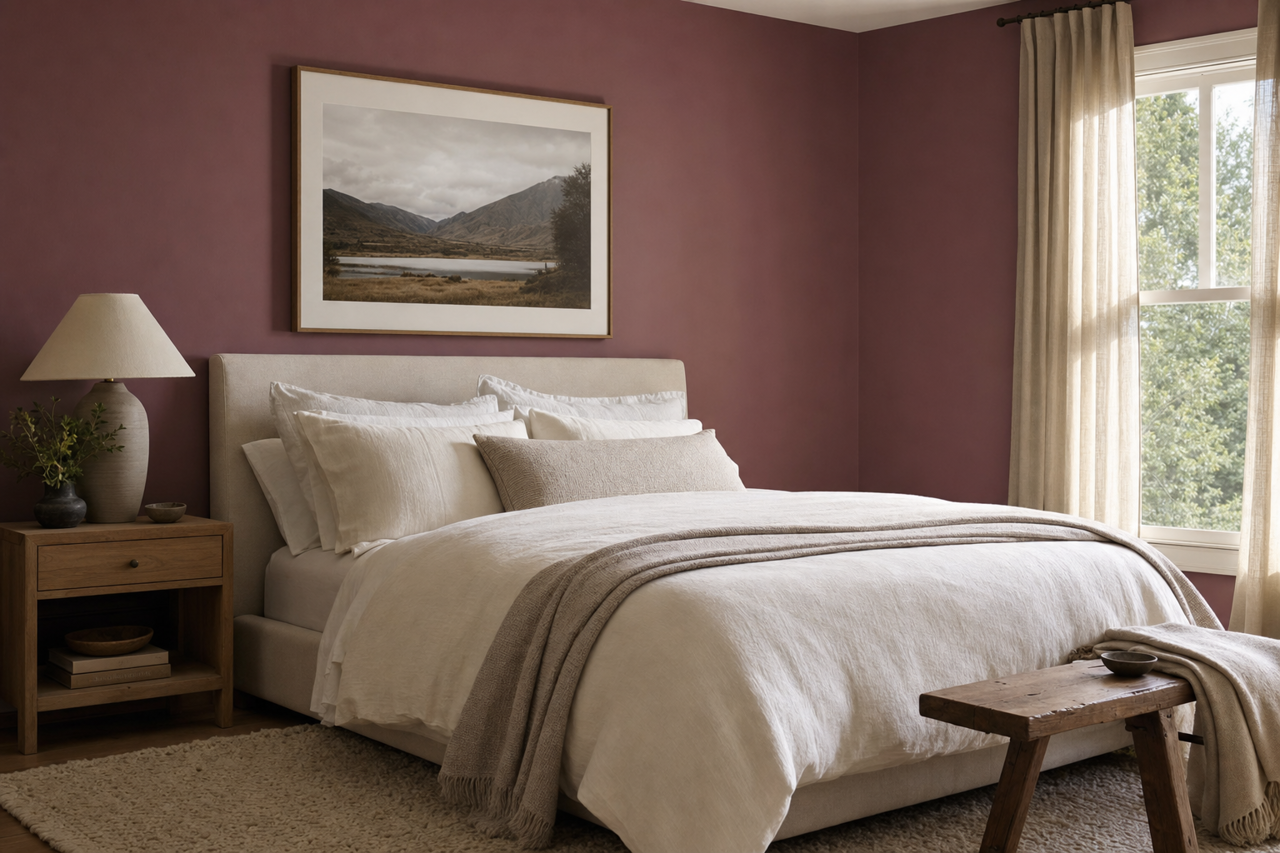 Grape Harvest by Sherwin-Williams on interiors