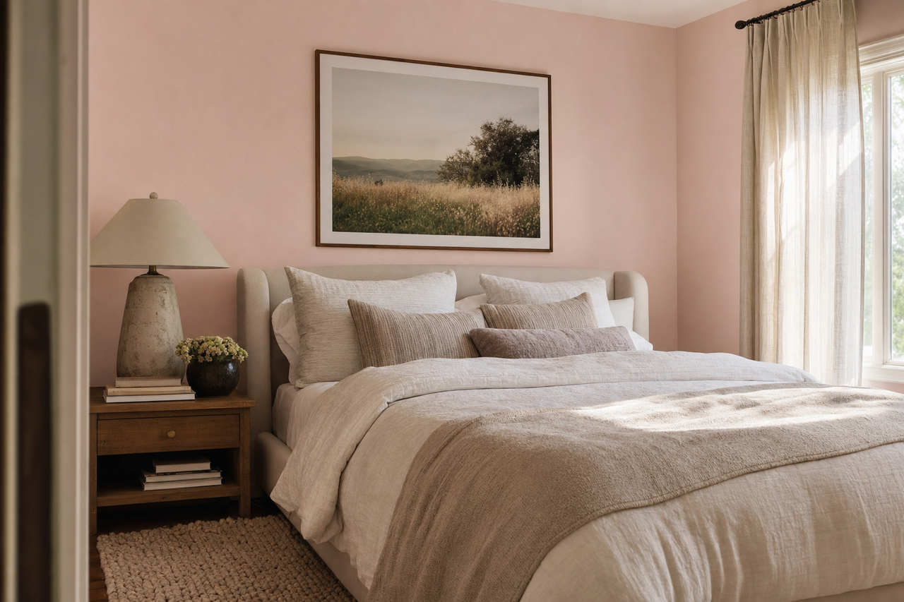 Rosebud by Sherwin-Williams on interiors