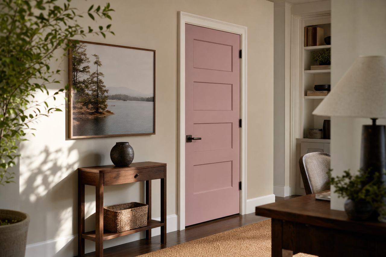 Delightful by Sherwin-Williams on interior-doors