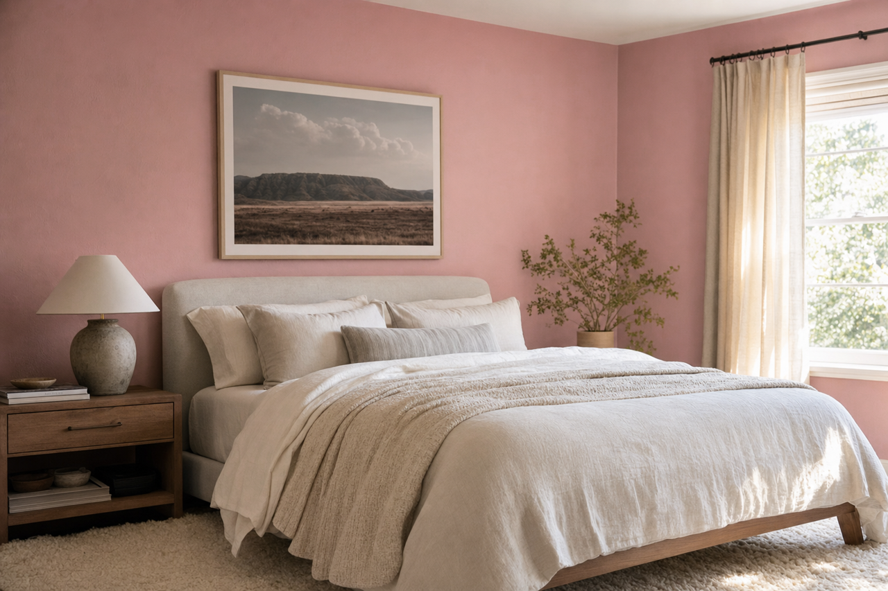 Rose Embroidery by Sherwin-Williams on interiors