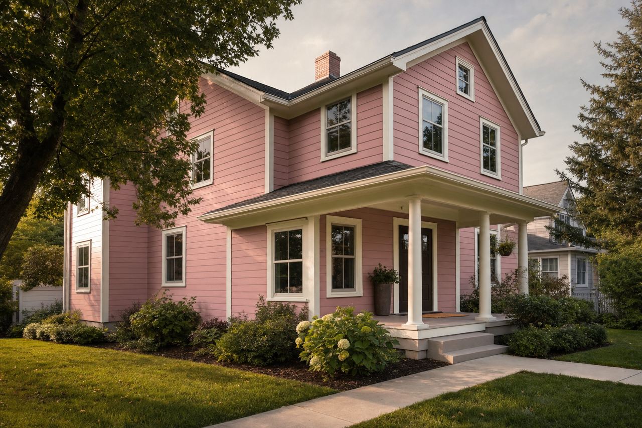 Pressed Flower by Sherwin-Williams on exterior