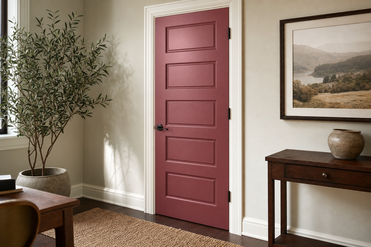 Cordial by Sherwin-Williams on interior-doors