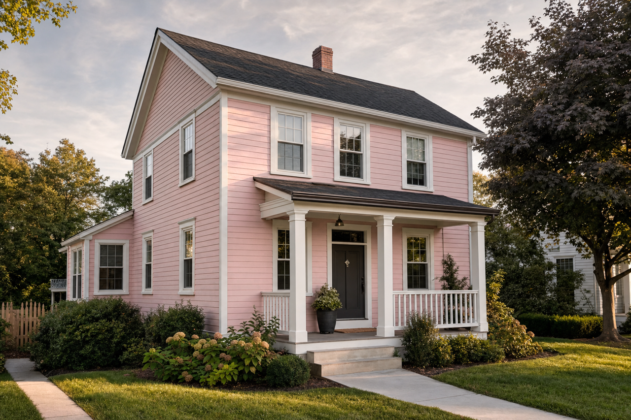 Lotus Flower by Sherwin-Williams on exterior