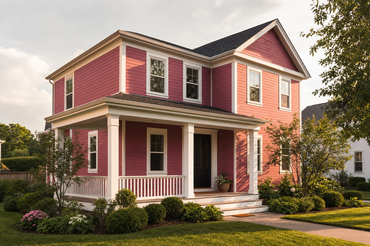 Redbud by Sherwin-Williams on exterior